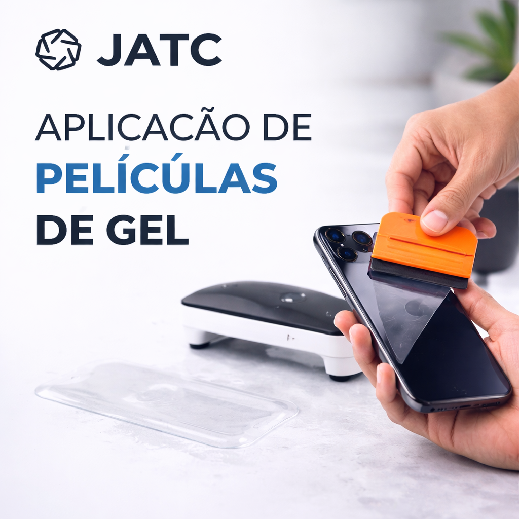 Película Gel com Aplicação em Loja - Smarphone